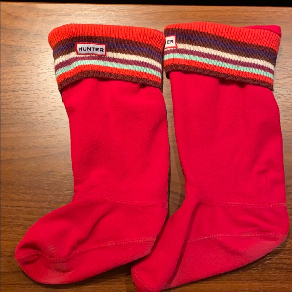Hunter boot socks for kids, size M, US (K)4-6.